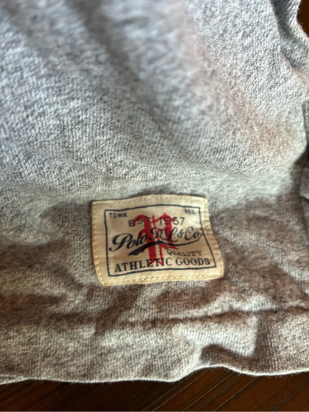 Polo by Ralph Lauren Gray Men's shirt- Athletic Club Graphic